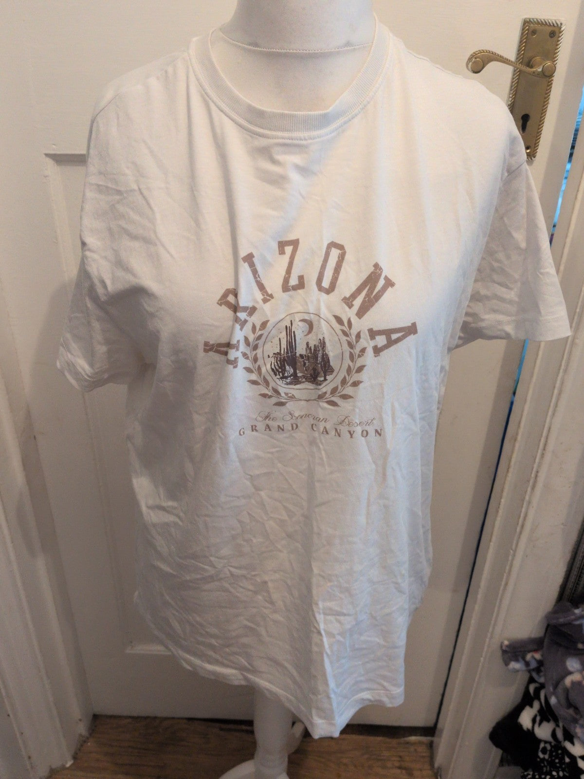 New Look 12 White Arizona Short Sleeve Printed T-shirt