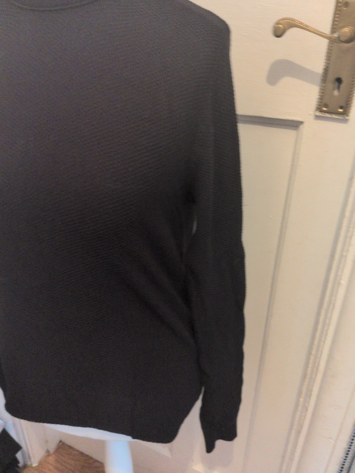 Jack Jones Small Black Long Sleeve Pullover Jumper
