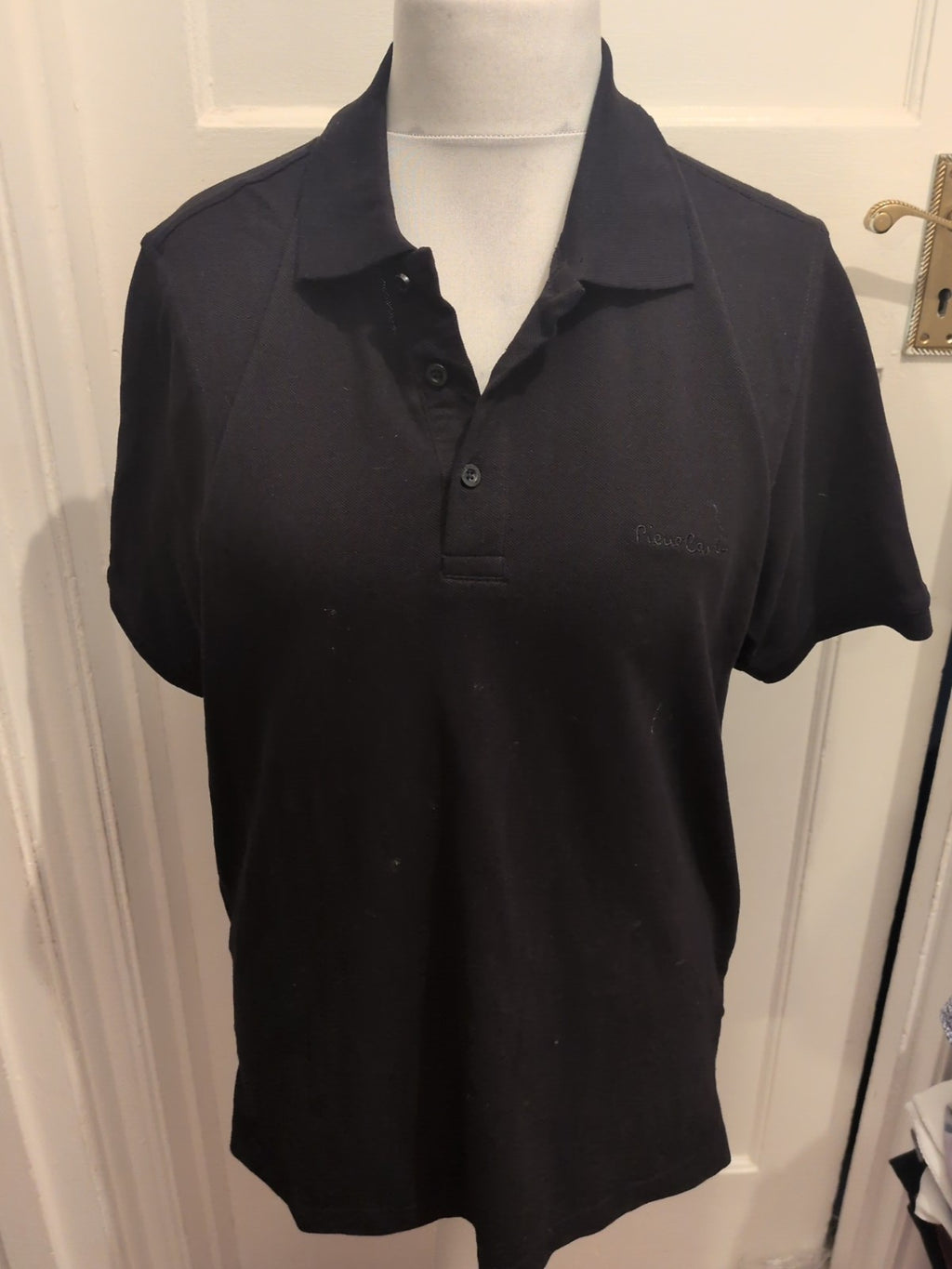 Pierre Cardin L Black Short Sleeve Polo