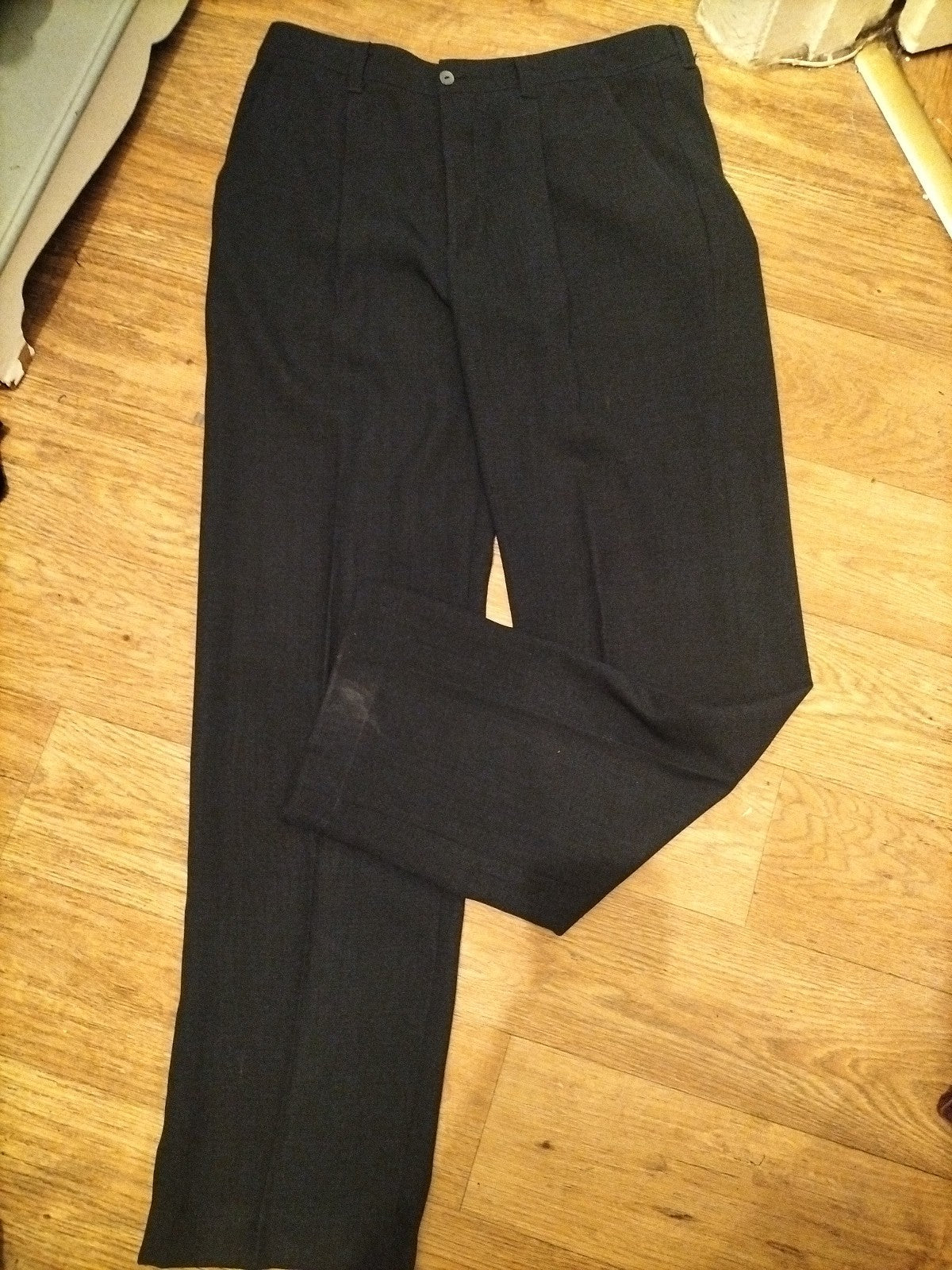 Mens Size 36" Navy Long Leg Trousers