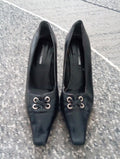 Ladies Roberto Vianni Black Court Shoes Size 39 Free Delivery