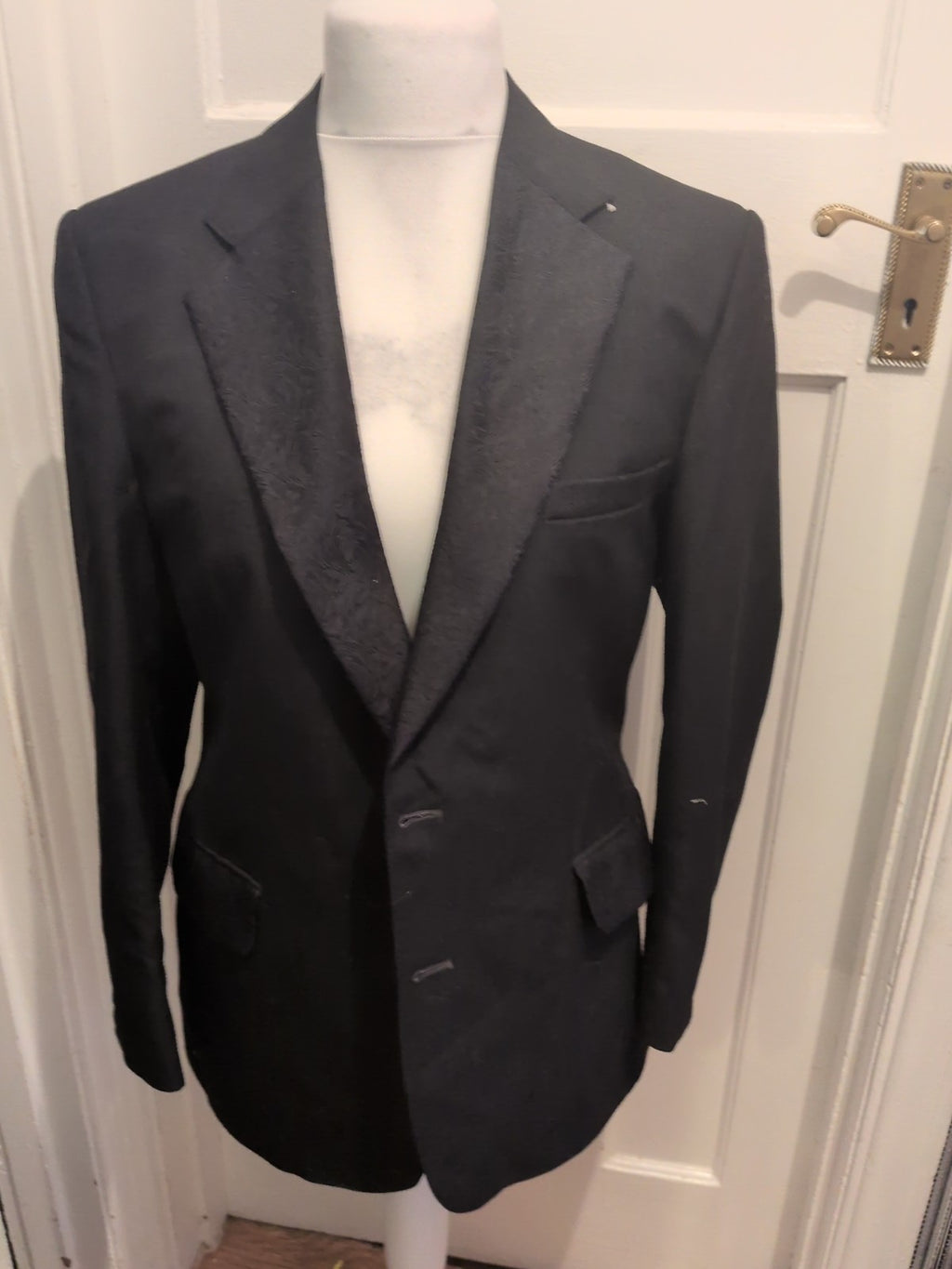 Quest 36" Black Patterned Suit Jacket