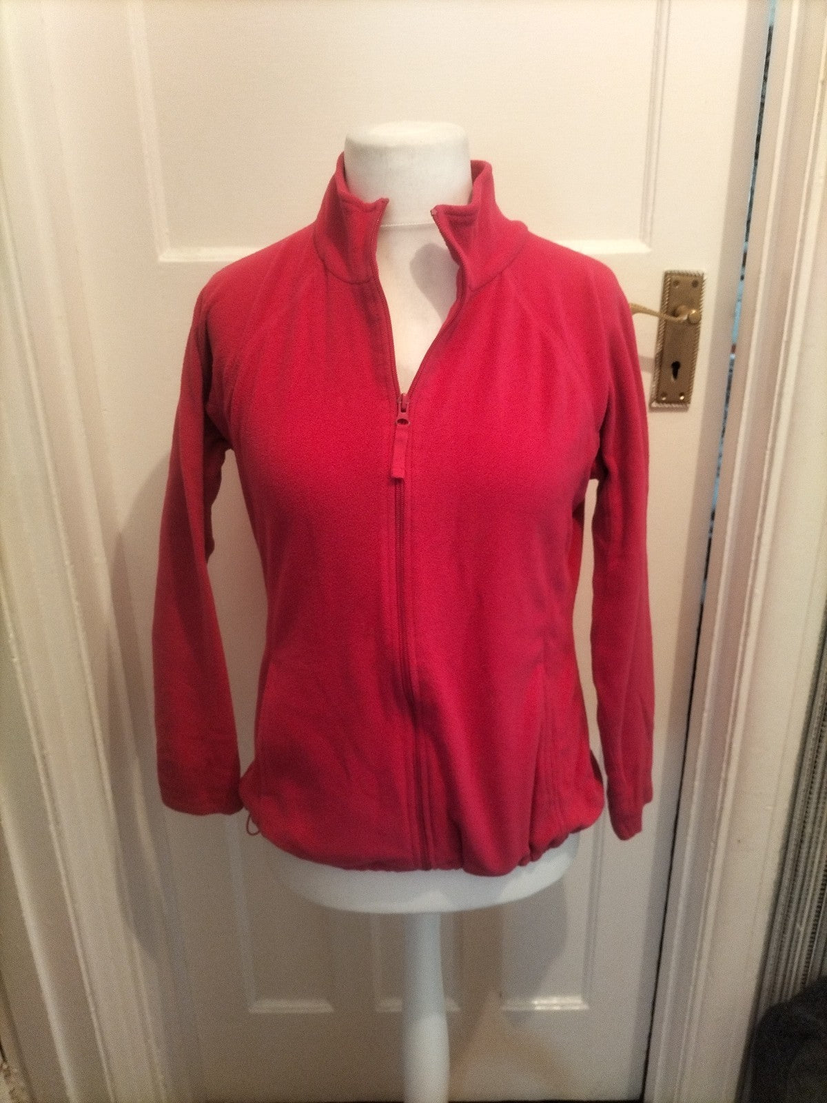 Ladies Mountain Warehouse Size 12 Cerise Full Zip Jumper