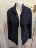 Ladies Damart 10-12 Navy Full Zip Jumper