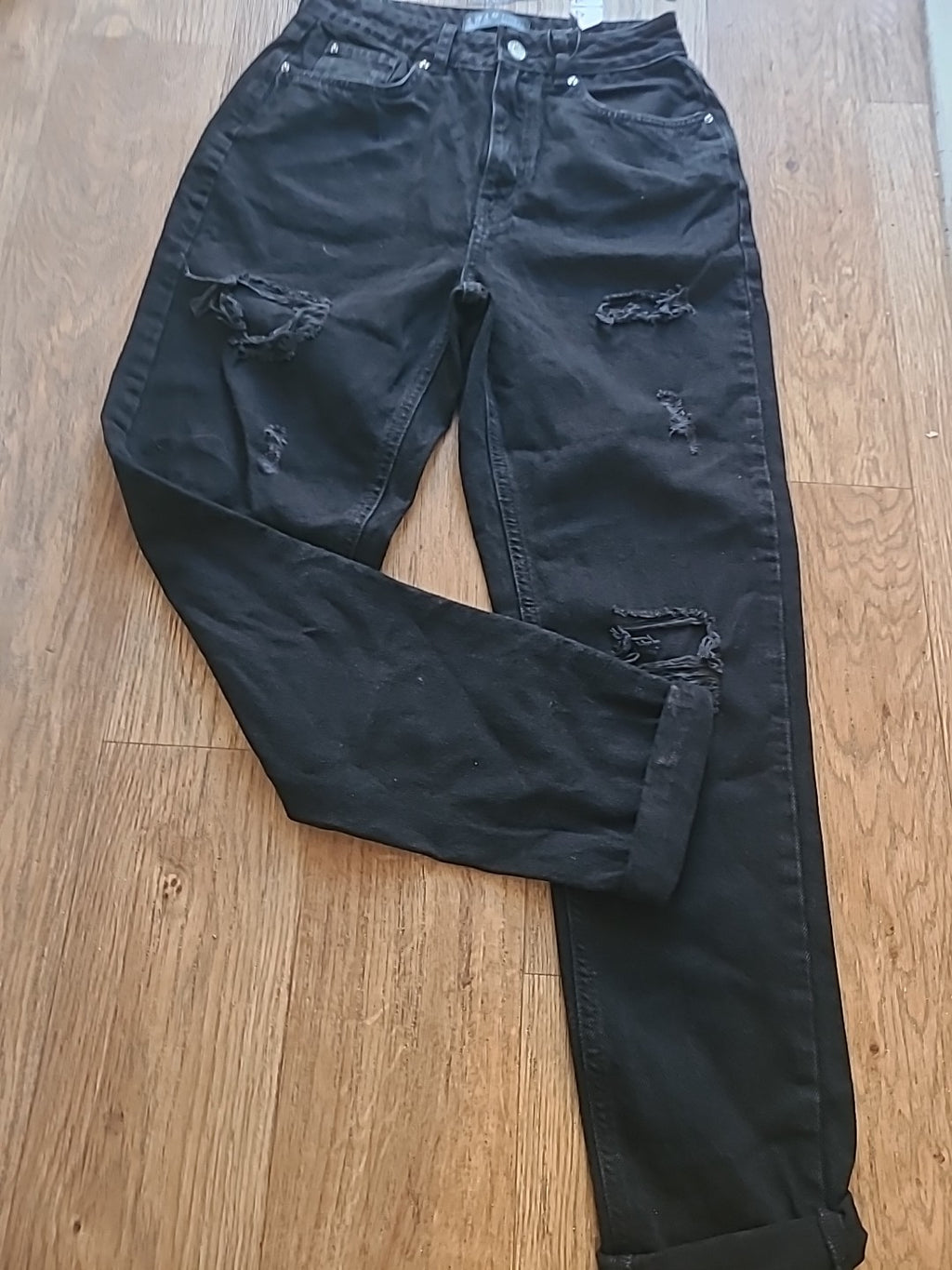 Ladies Primark Size 8 Black Denim Jeans