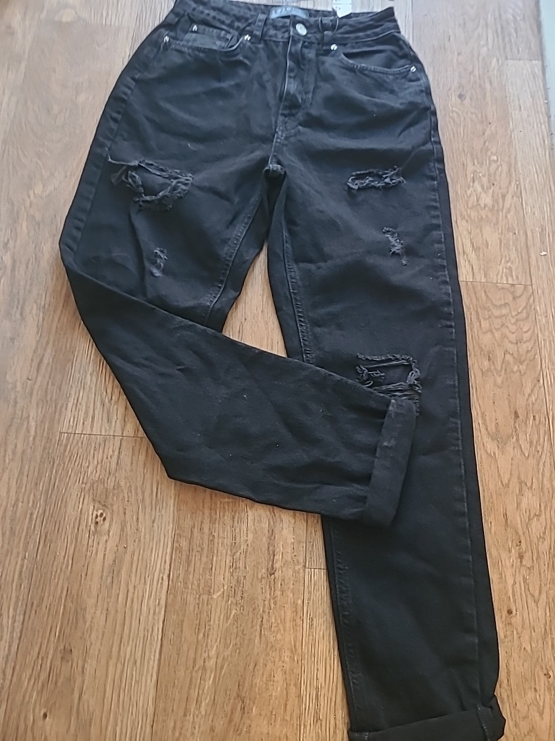 Ladies Primark Size 8 Black Denim Jeans