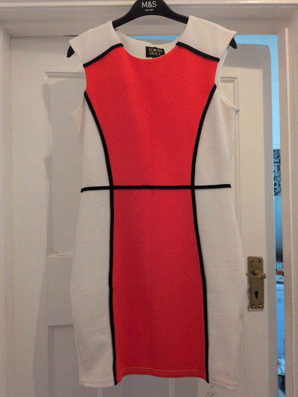 Tokyo Doll 13 Red And White Sleeveless Dress