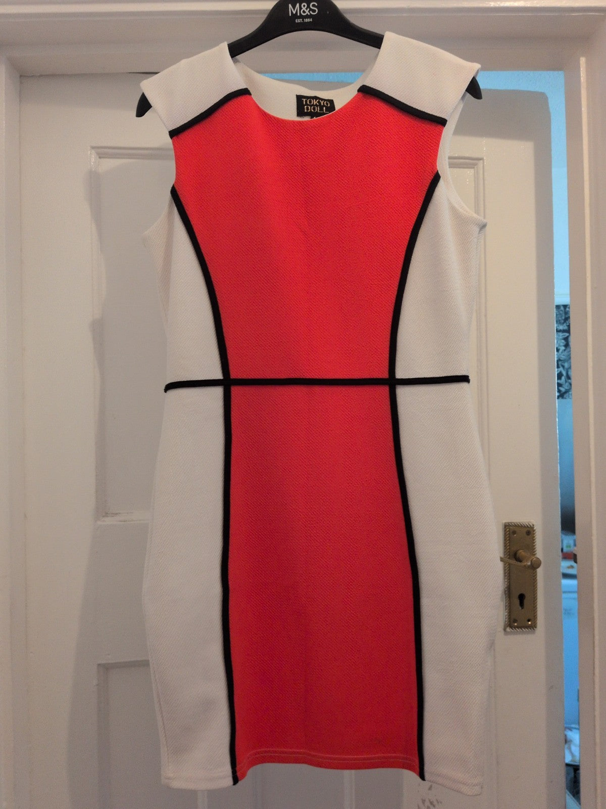 Tokyo Doll 13 Red And White Sleeveless Dress
