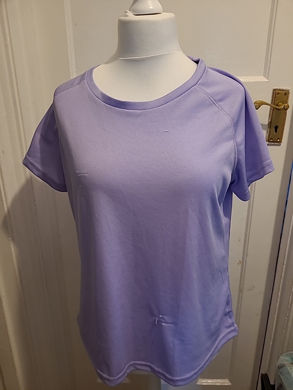 Ladies Mountain Warehouse Size 16 Purple Short Sleeved Tshirt(Small Gag)