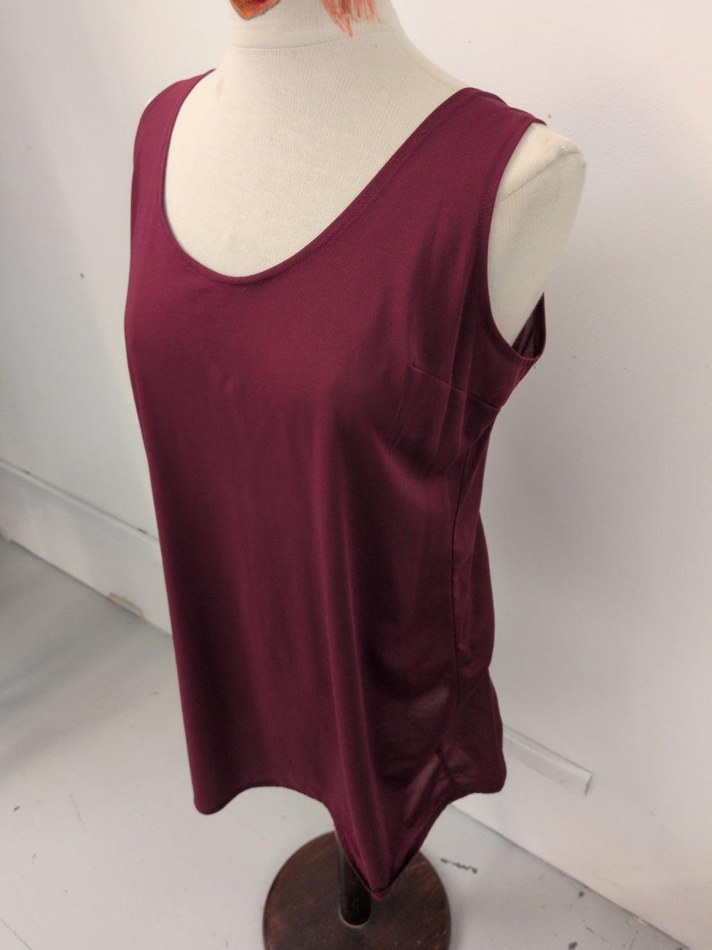 XL Purple Ultra Lightweight Sleeveless Blouse