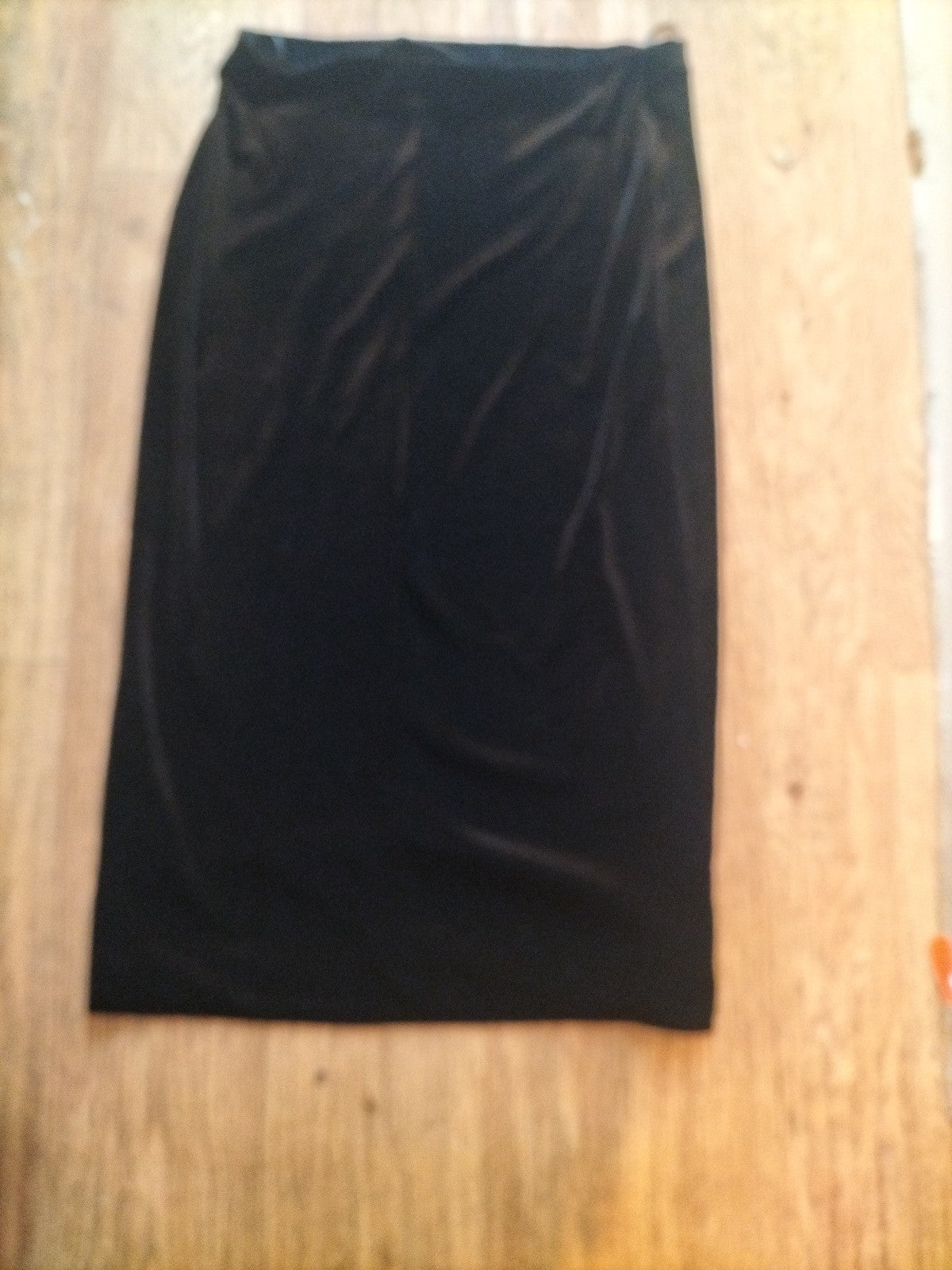Ladies Peacocks Size 10 Velvety Elasticated Pencil Skirt
