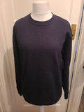 Mens James Pringle Size Large Navy Blue Pullover Sweatshirt