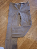 Mens Size 34S Light Brown Formal Dress Trousers