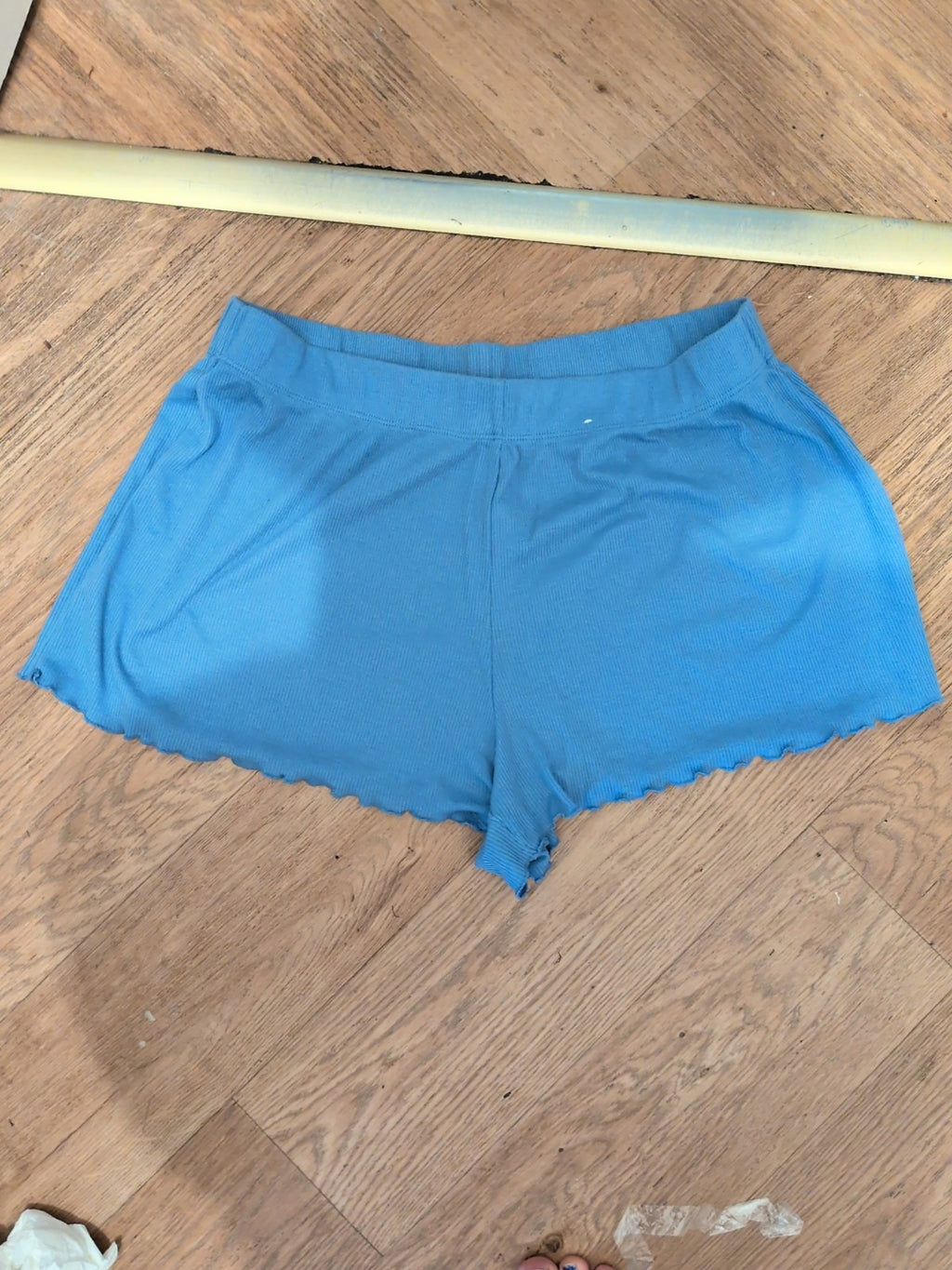 Primark 12-14 Blue Elasticated Sleep Shorts