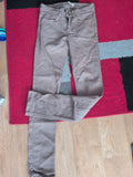Ladies Zara Size 6 Coffee Skinny Jeans