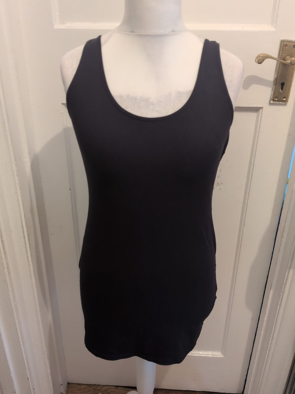 New Look 16 Black Sleeveless T-shirt