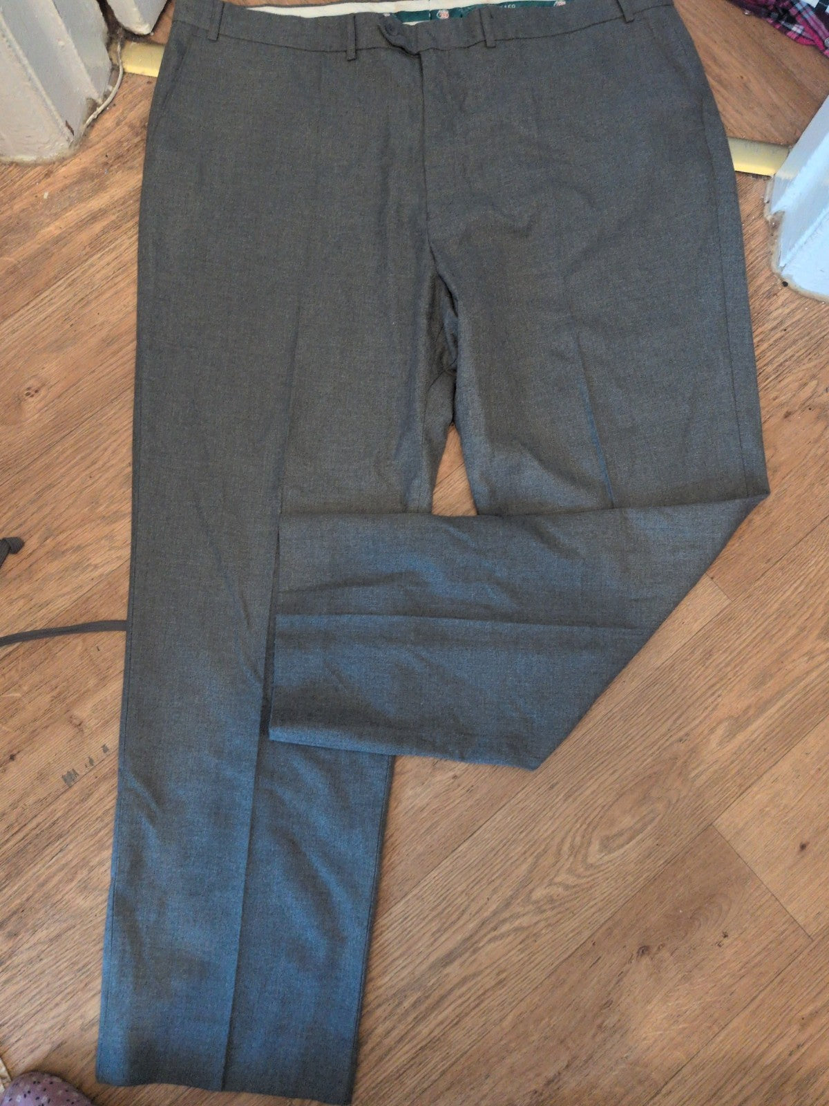 Dunn & Co 46L Grey Smart Trousers
