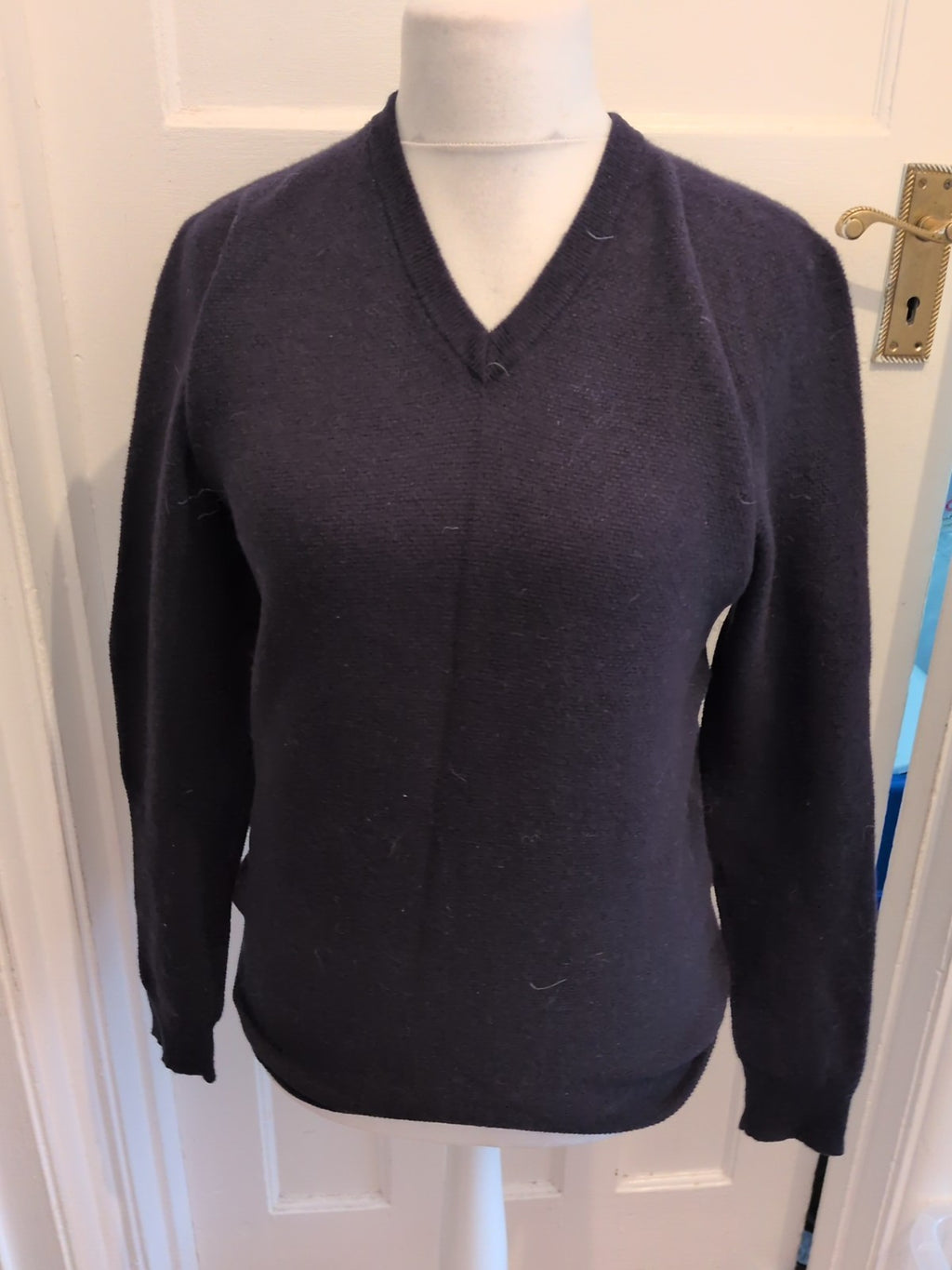Hammond And Co Small Navy V Neck Pullover Jumper