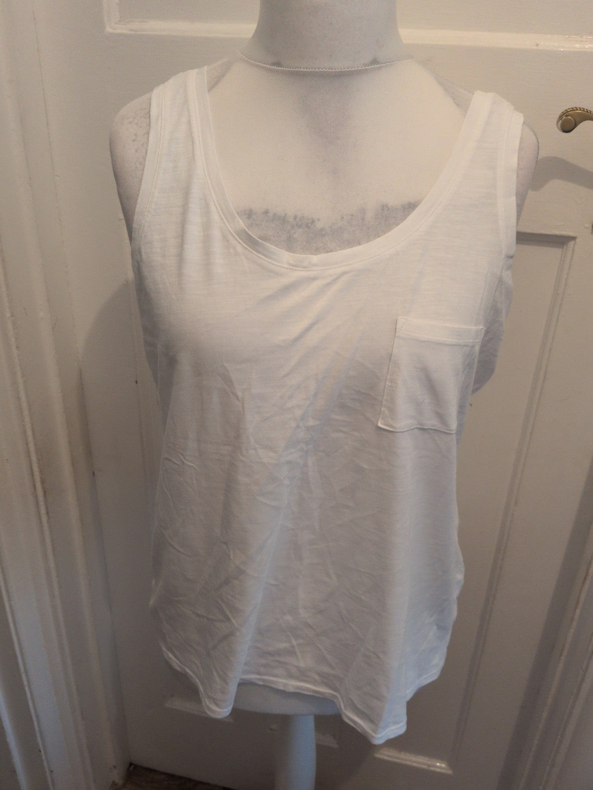 Papaya 16 White Tank Vest Top Sleeveless