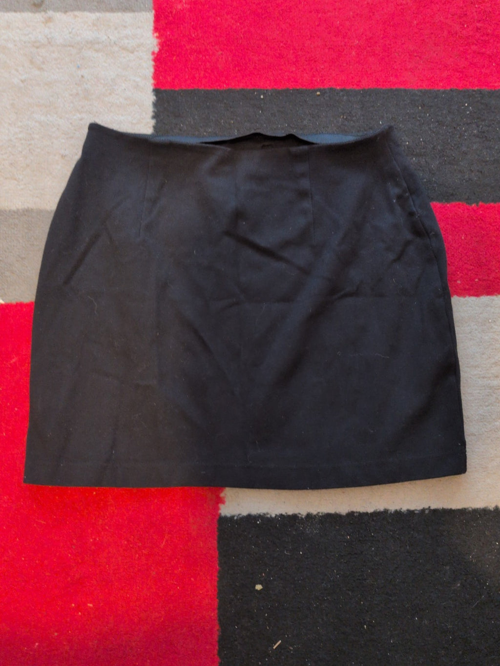 St Micheal 14 Black Short Straight Skirt Stretch
