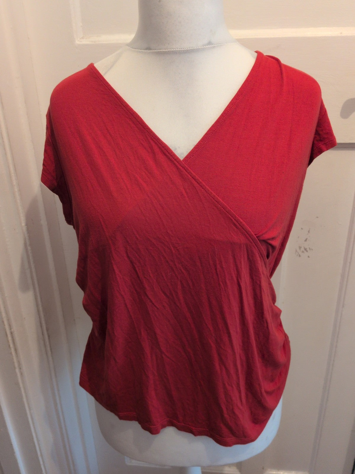Petite Collection 18P Burnt Orange Short Sleeve Blouse