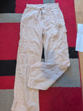 Ladies Primark Size 6 Stone Denim Cargo Trousers