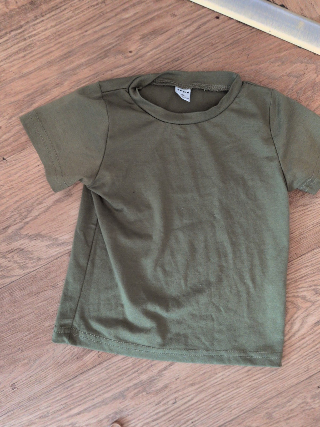 Shein 90cm Green Short Sleeve T-shirt