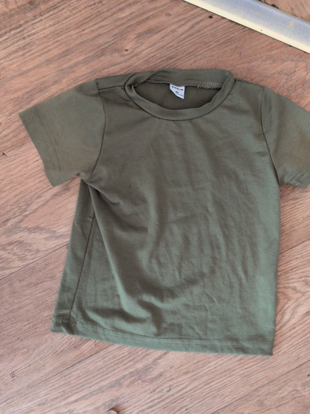 Shein 90cm Green Short Sleeve T-shirt