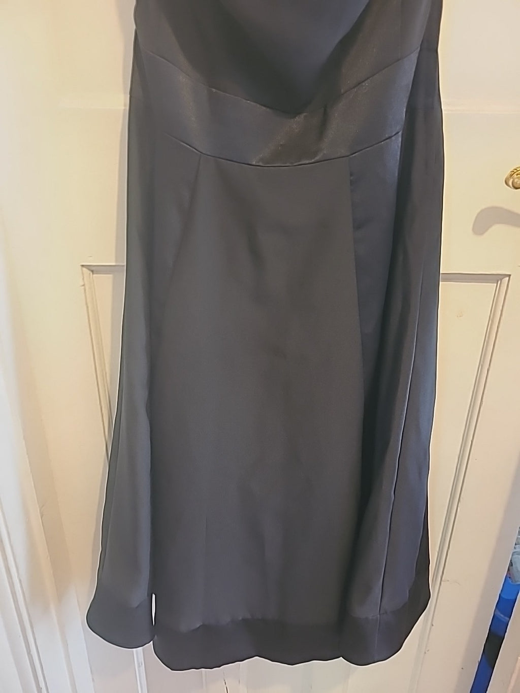 Ladies New Look Size 12T Black Strapless Sleeveless Dress