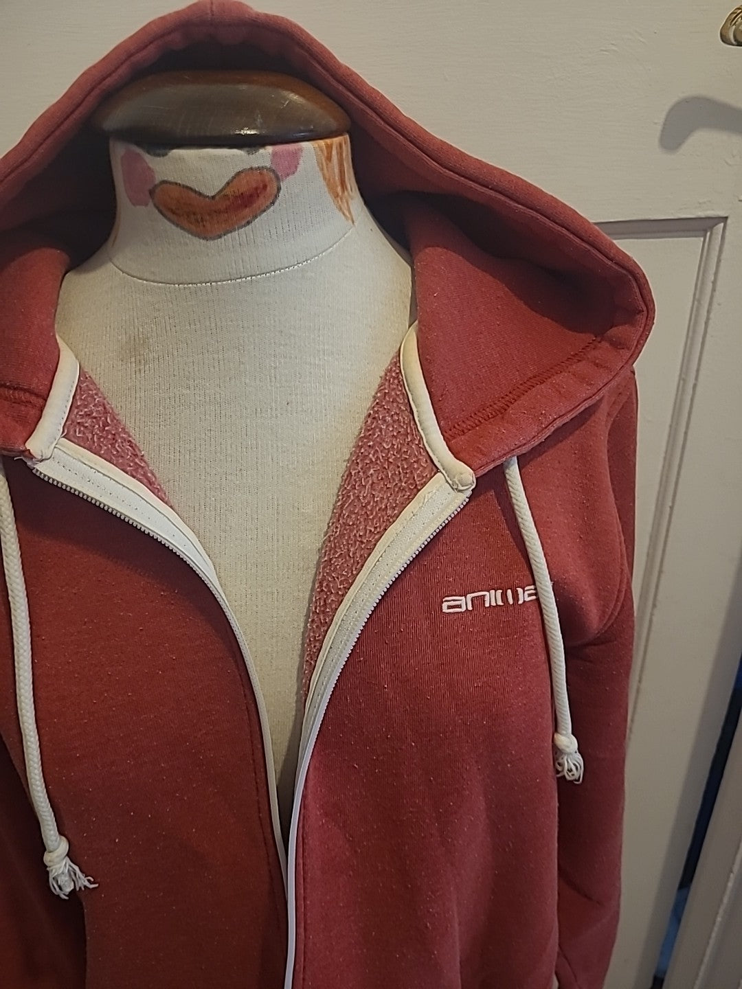Ladies Animal Size Medium Pink Zipper Jacket