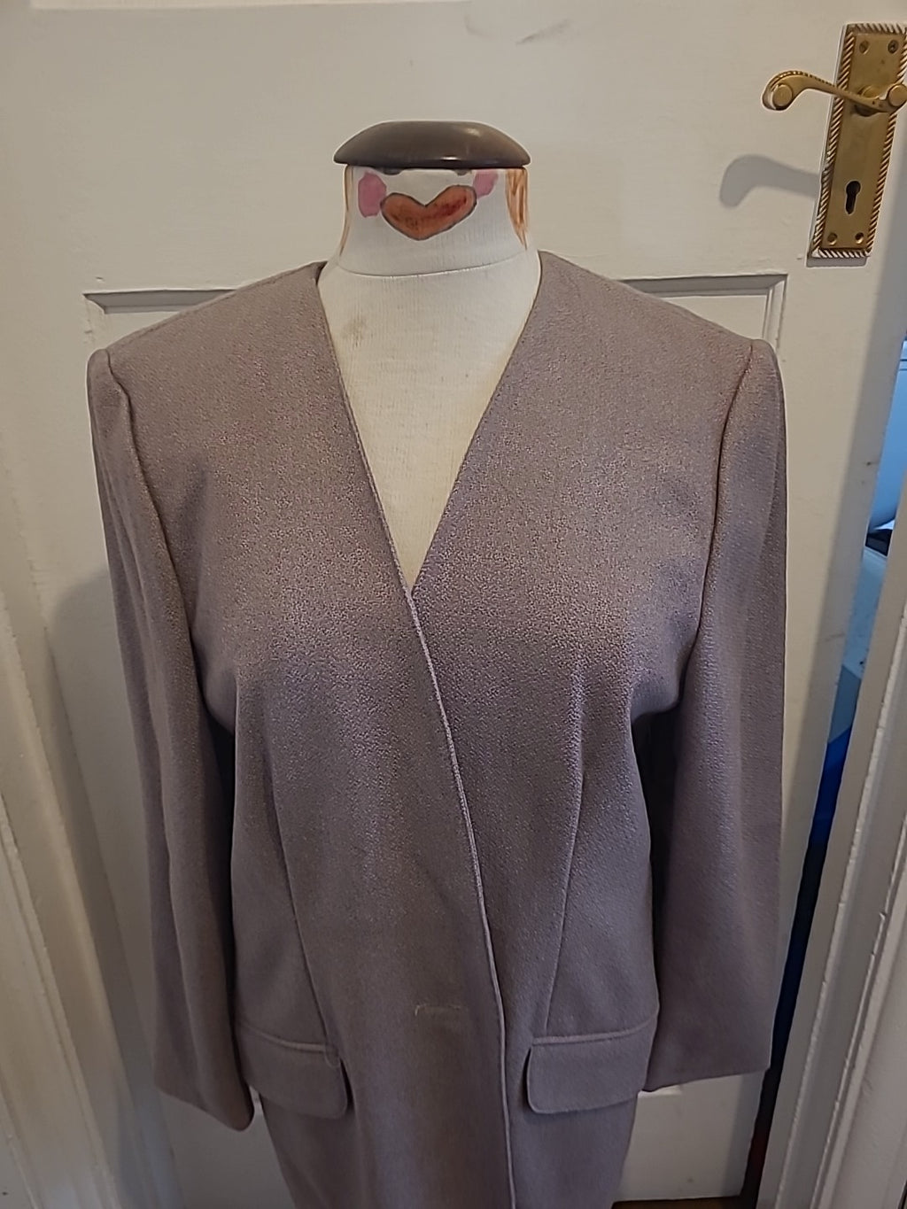 Ladies N+L Size 14 Putty Lined Blazer