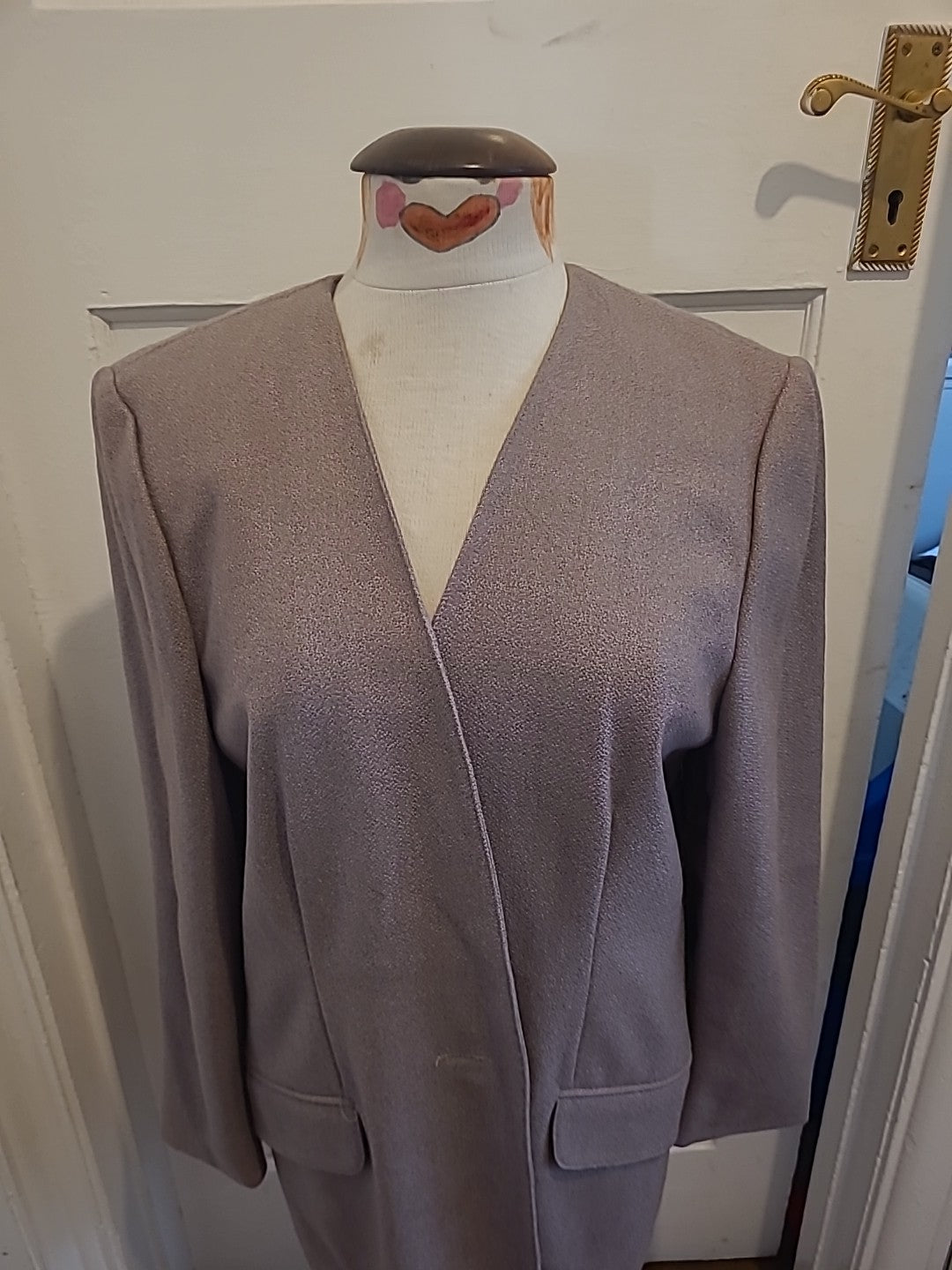 Ladies N+L Size 14 Putty Lined Blazer