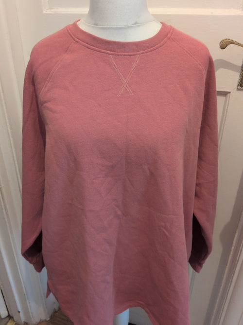 24 Pink Long Sleeve Pullover Jumper