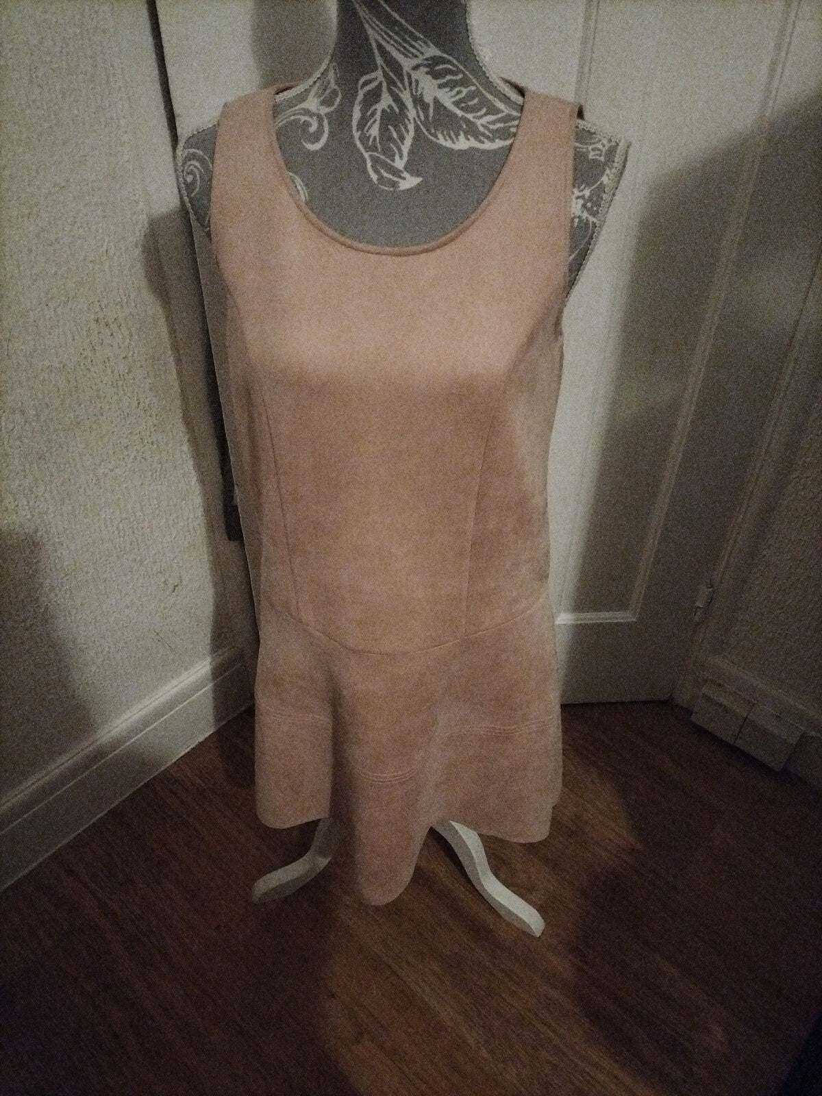 Ladies Just Fab Medium Pink Sleeveless Dress