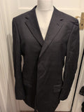 Marks And Spencer 44L Dark Grey Pinstripe Suit Jacket