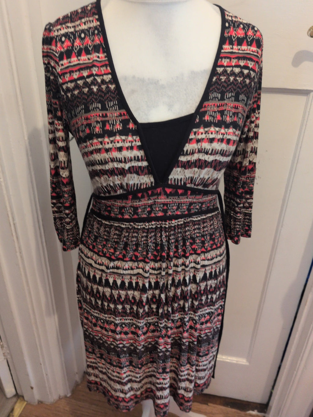 Wallis 10 Multicoloured Long Sleeved Dress