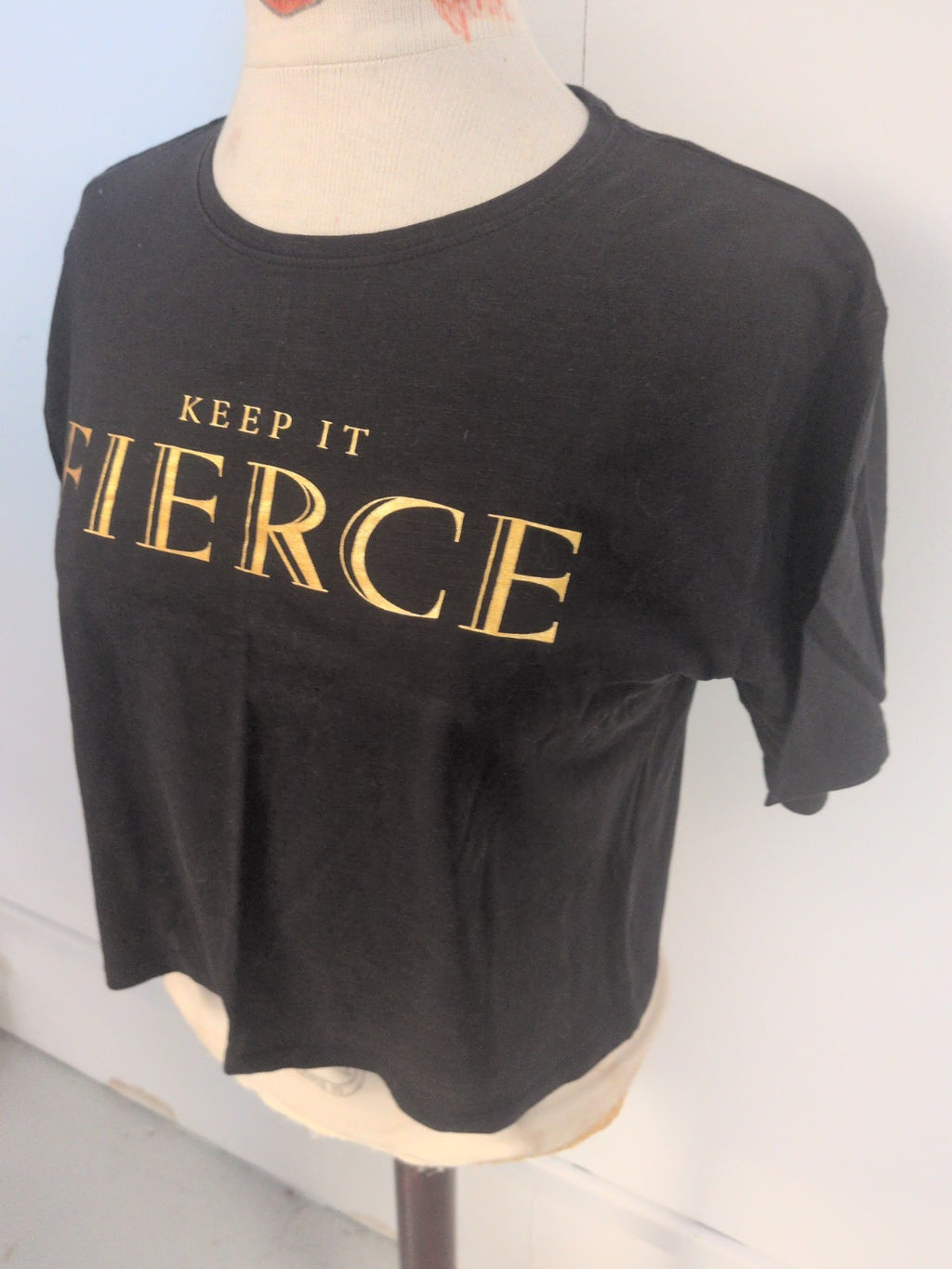 Matalan 16 Black And Gold Short Sleeve T-shirt