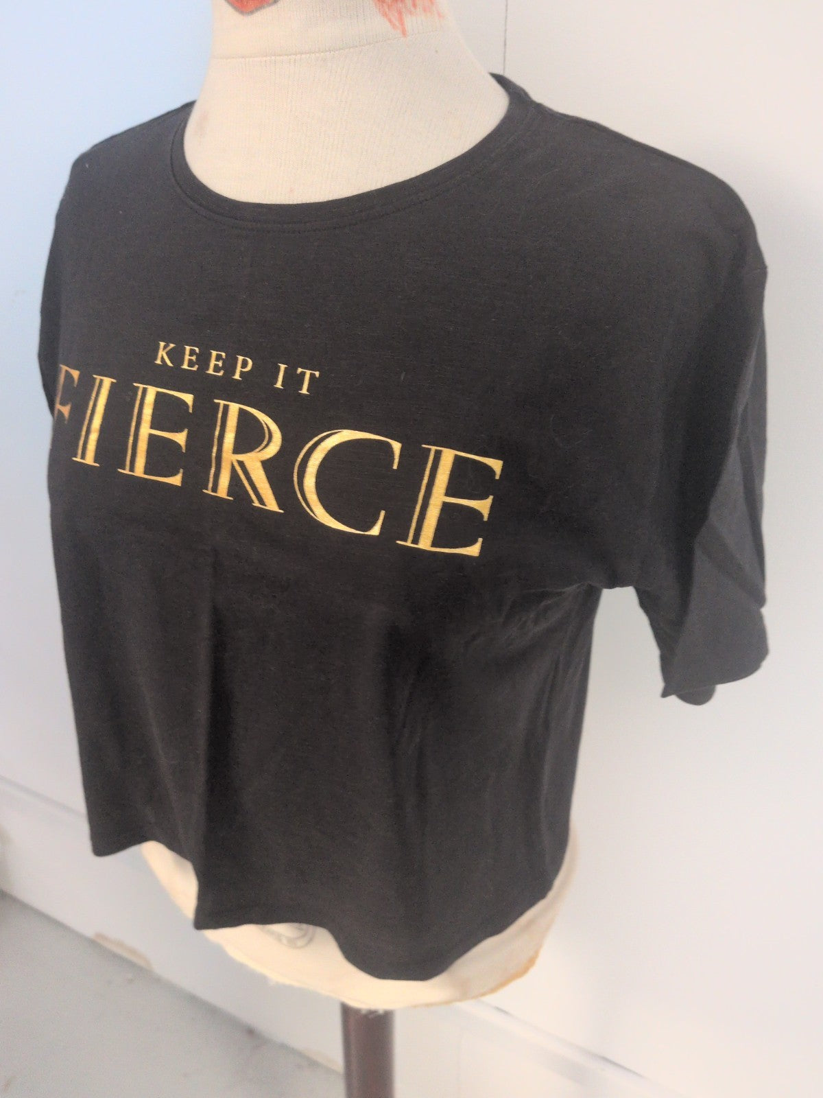 Matalan 16 Black And Gold Short Sleeve T-shirt