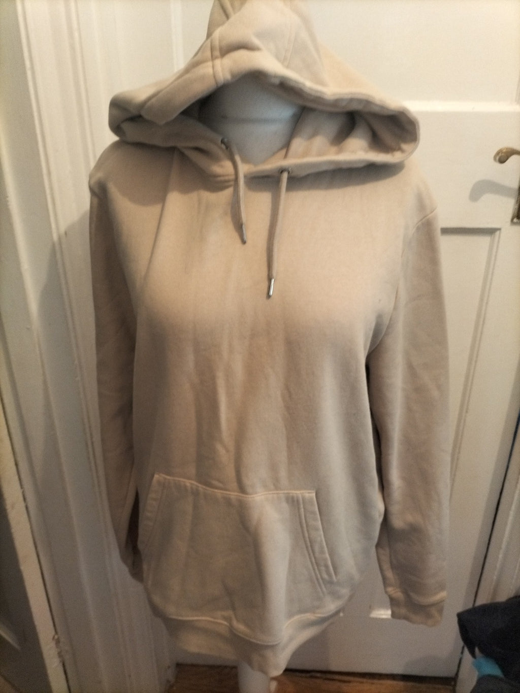 Primark XL Beige Long Sleeve Pullover Hoodie