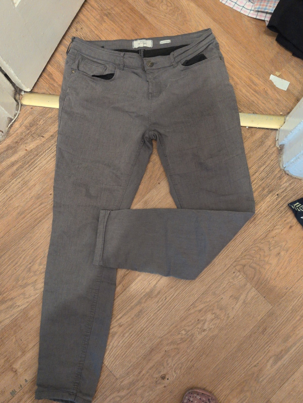 Fat face 16 Grey Five Pocket Jeans Straight