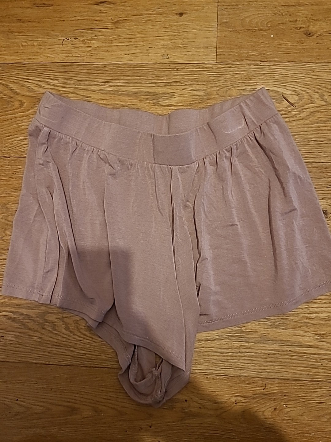 Ladies Primark Size Medium Purple Elasticated Sleep Shorts