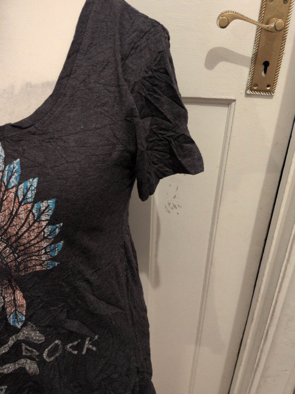 Saltrock 14 Dark Grey Short Sleeve Skull T-shirt