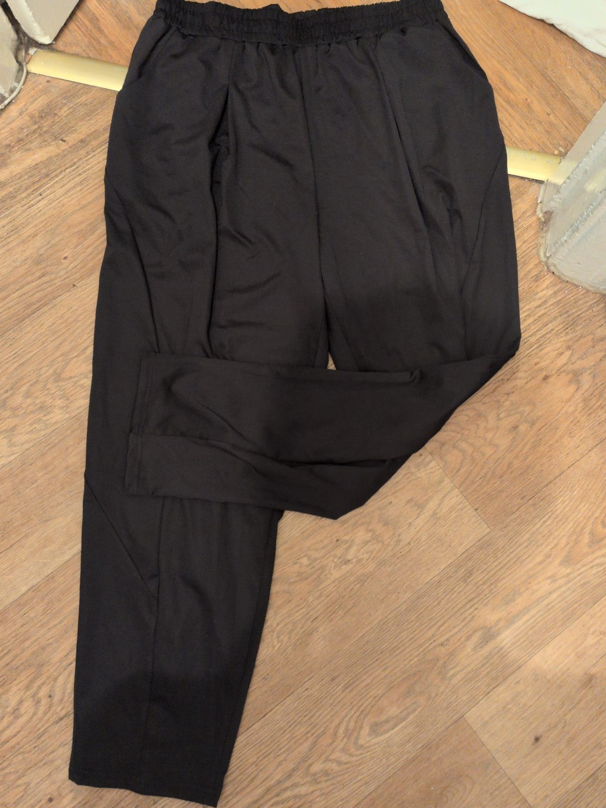 3XL Black Elasticated Jogger Track Pants