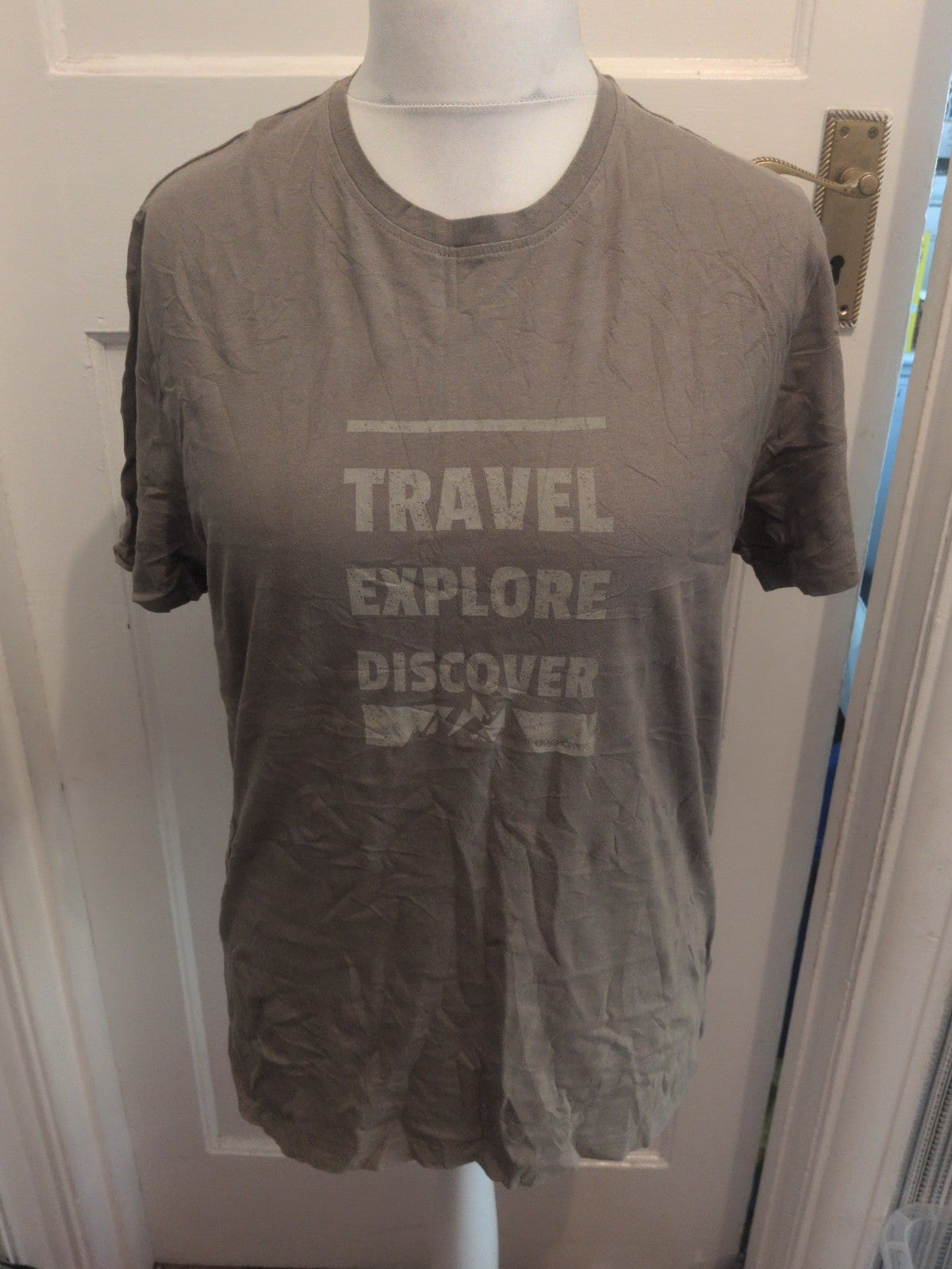 Craghoppers Large Grey Print Short Sleeve T-shirt