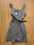 Brand New Ladies New Look Size 6 Check Sleeveless Short Dress