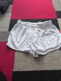 Ladies Primark Size Small White/Grey Shorts (A)