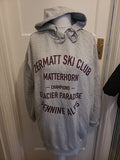 Mens Pep&Co Size L Grey Printed Hoodie Pullover