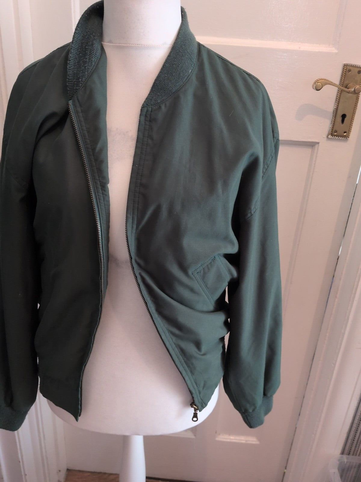 Marks And Spencer Large Green Bomber Jacket