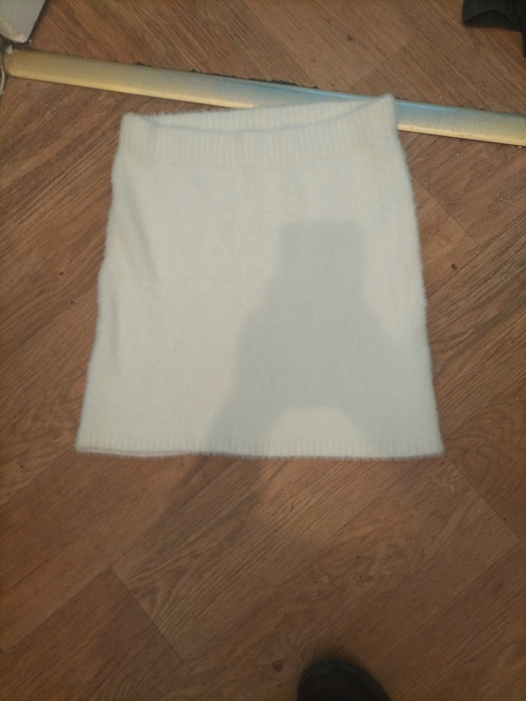 Hollister Small Cream Fluffy Skirt