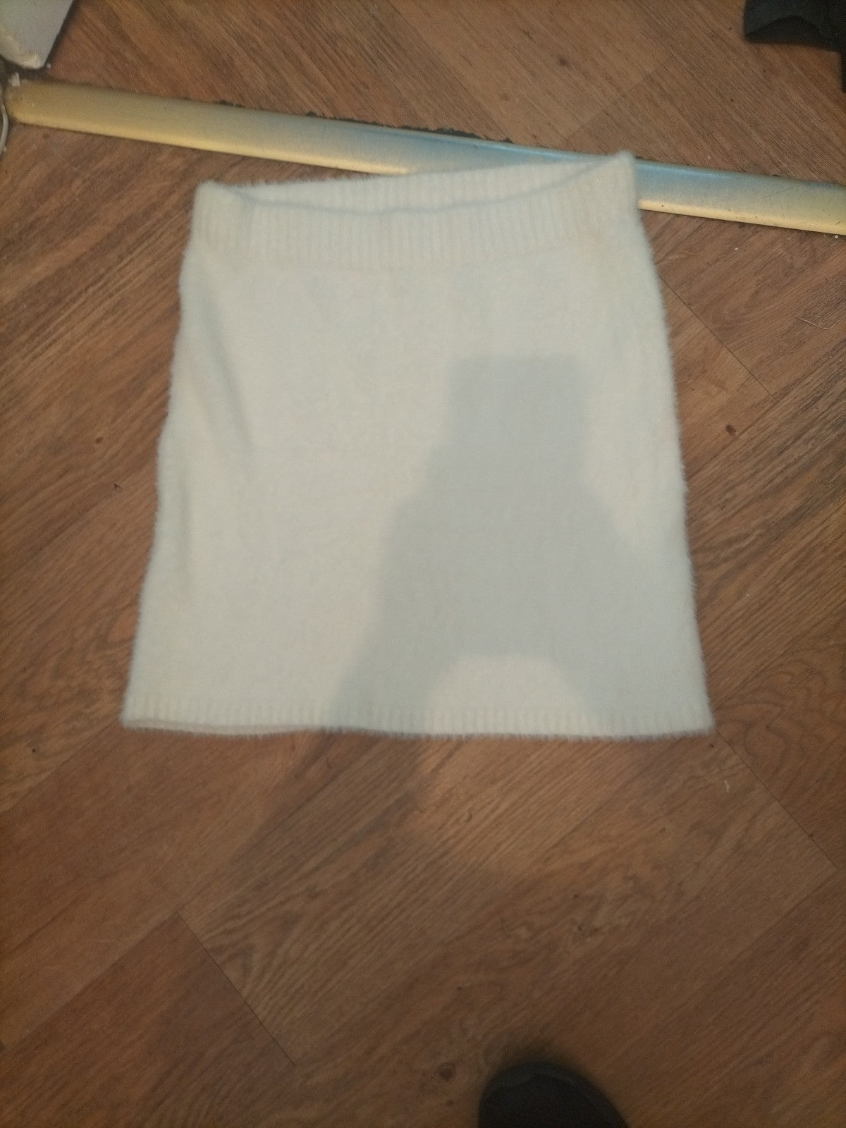 Hollister Small Cream Fluffy Skirt